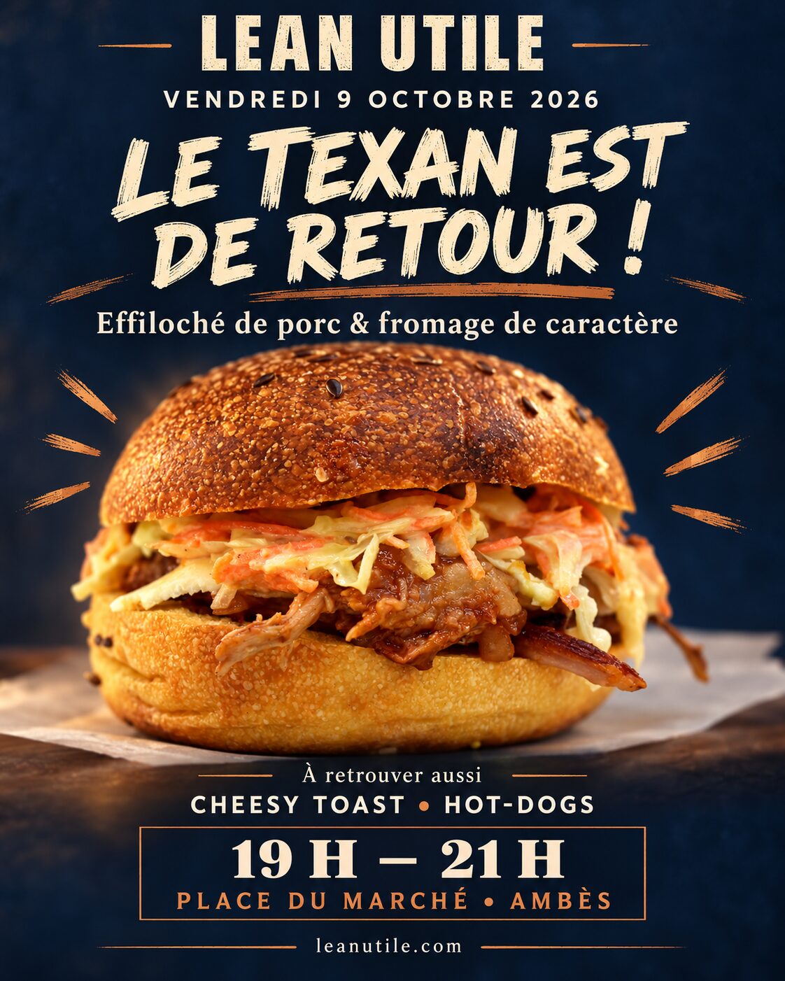 Vendredi 9 octobre : le Texan est de retour ! - photo 1