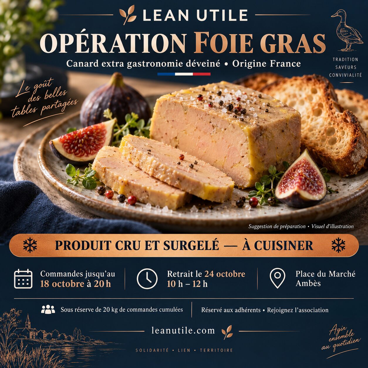 Opération spéciale foie gras SURGELÉ — retrait le 24 octobre - photo 1